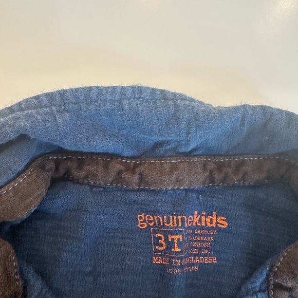 6/20$ blue toddler dinosaur theme polo size 3T - Picture 4 of 7